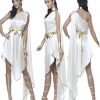 [B0152ZL614] クレオパトラ 世界の衣装 コスチューム 白 レディース フリーサイズ