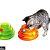 [B01DOUBN9O] (ライズマーケット)RiseMarket ねこじゃらし 付 猫 魔法 おもちゃ ボール ディスク アクティブ ゲーム (グリーン)