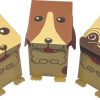 [B001NMU76Q] 森井紙器 段ボール工作シリーズ 動物型おもちゃボックス はこいぬ 3匹セット