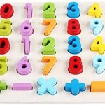 [B01BRTGVH8] (エイチケーエイチ) HKH 遊びながらお勉強 知育 遊具 木製 形合わせ はめ込み パズル キッズ 子供 おもちゃ 勉強 (数字)